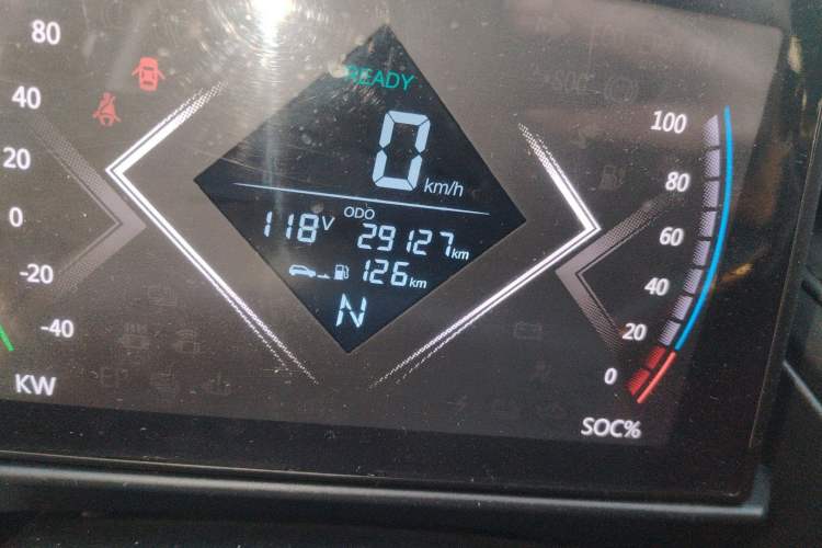 Used Levdeo Mango 2022 135 Base Edition Odometer Close Up