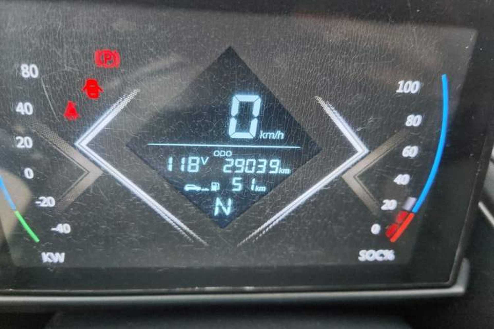 Used Levdeo MangoPro 2022 200 Classic Edition Odometer Close Up