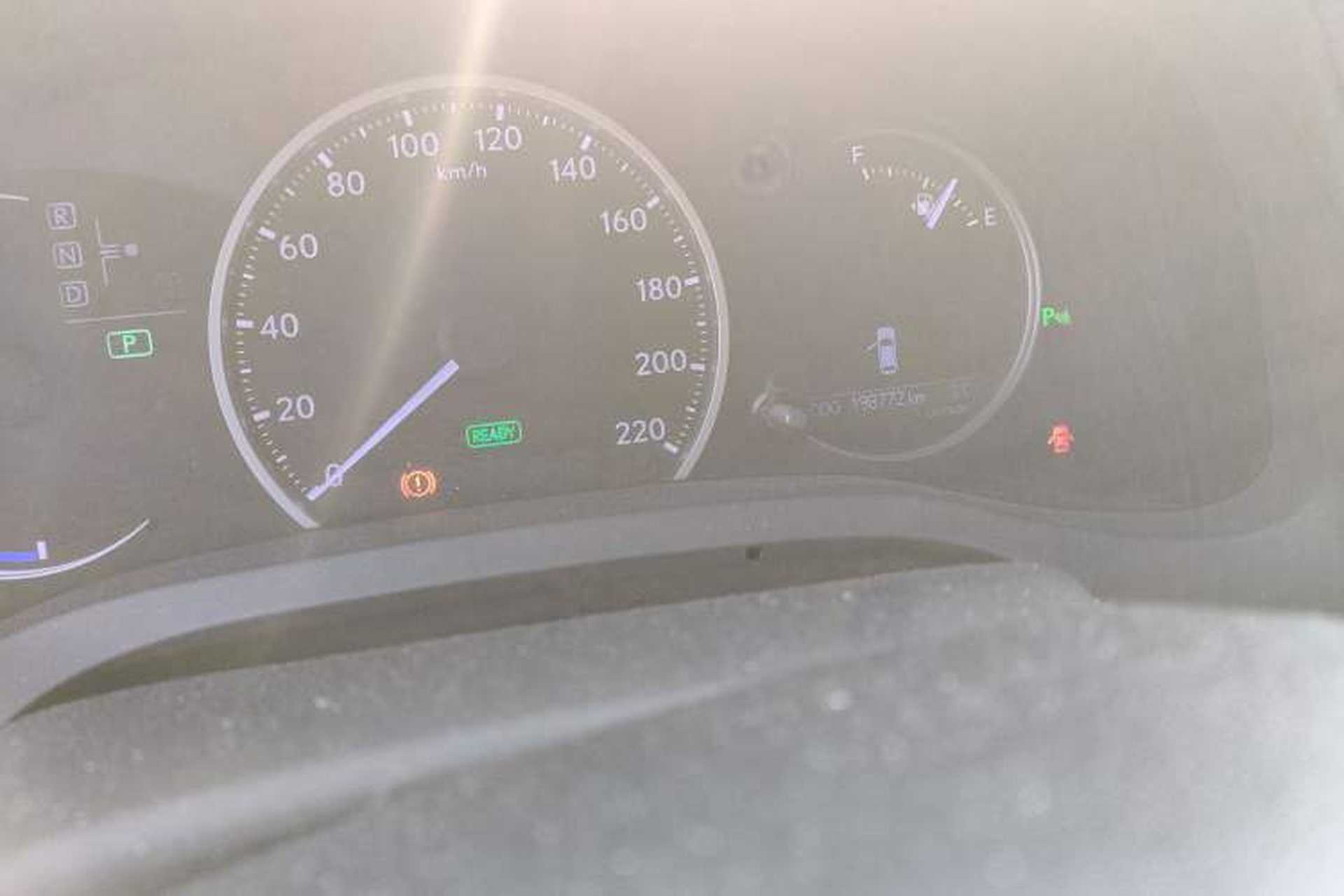 Used Lexus CT 2012 CT200h Luxury Edition Odometer Close Up