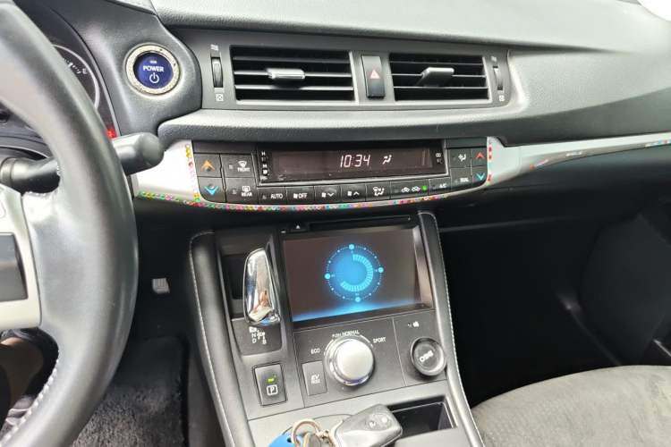 Used Lexus CT 2012 CT200h Elite Edition Audio And AC Panel