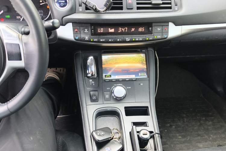 Used Lexus CT 2012 CT200h Elite Edition Audio And AC Panel