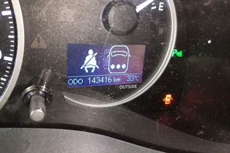 Used Lexus CT 2012 CT200h F-Sport Odometer Close Up