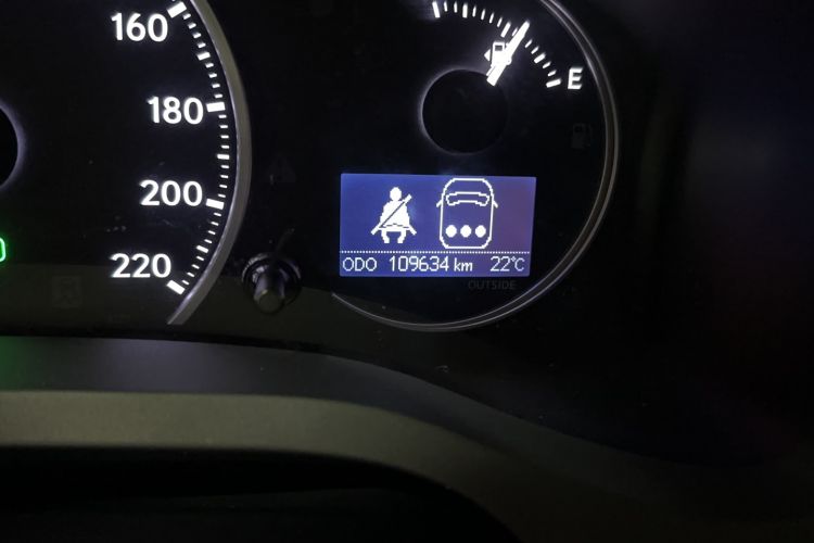 Used Lexus CT 2012 CT200h Elite Edition Odometer Close Up