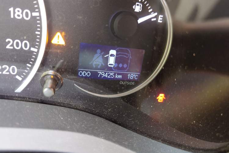Used Lexus CT 2012 CT200h Elite Edition Odometer Close Up
