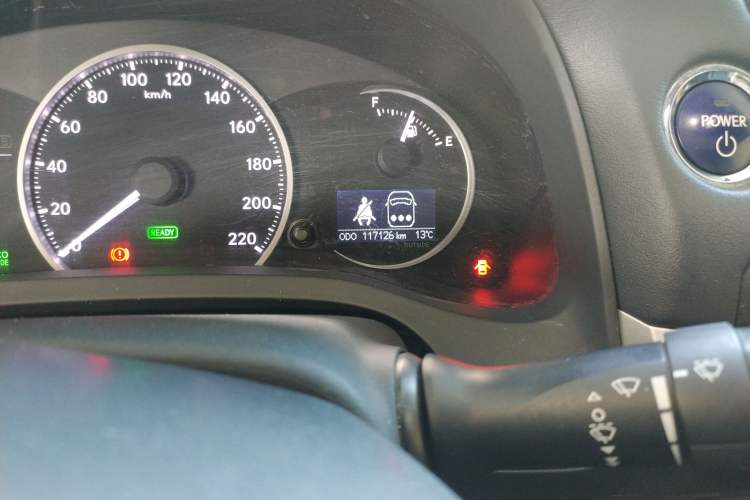 Used Lexus CT 2012 CT200h Elite Edition Odometer Close Up