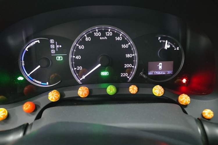 Used Lexus CT 2012 CT200h Elite Edition Odometer Close Up