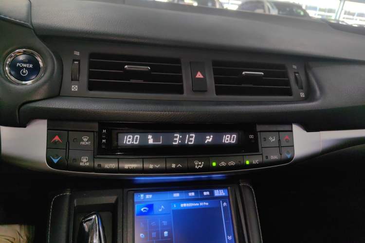 Used Lexus CT 2013 CT200h Comfort Edition Audio And AC Panel