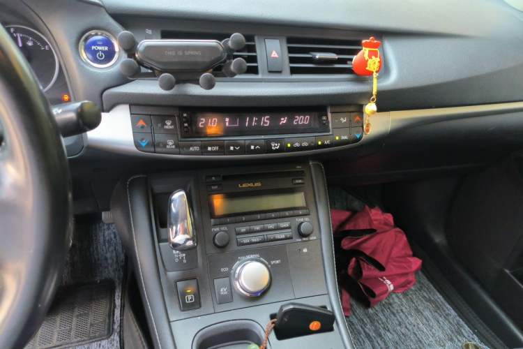 Used Lexus CT 2013 CT200h Elite Edition Audio And AC Panel