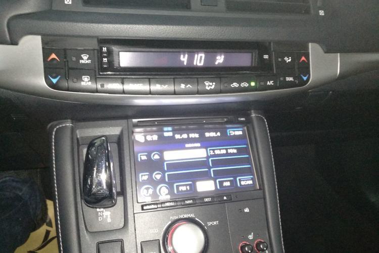 Used Lexus CT 2013 CT200h Comfort Edition Audio And AC Panel