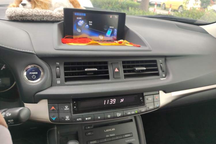 Used Lexus CT 2014 CT200h Comfort Edition Monochrome Audio And AC Panel