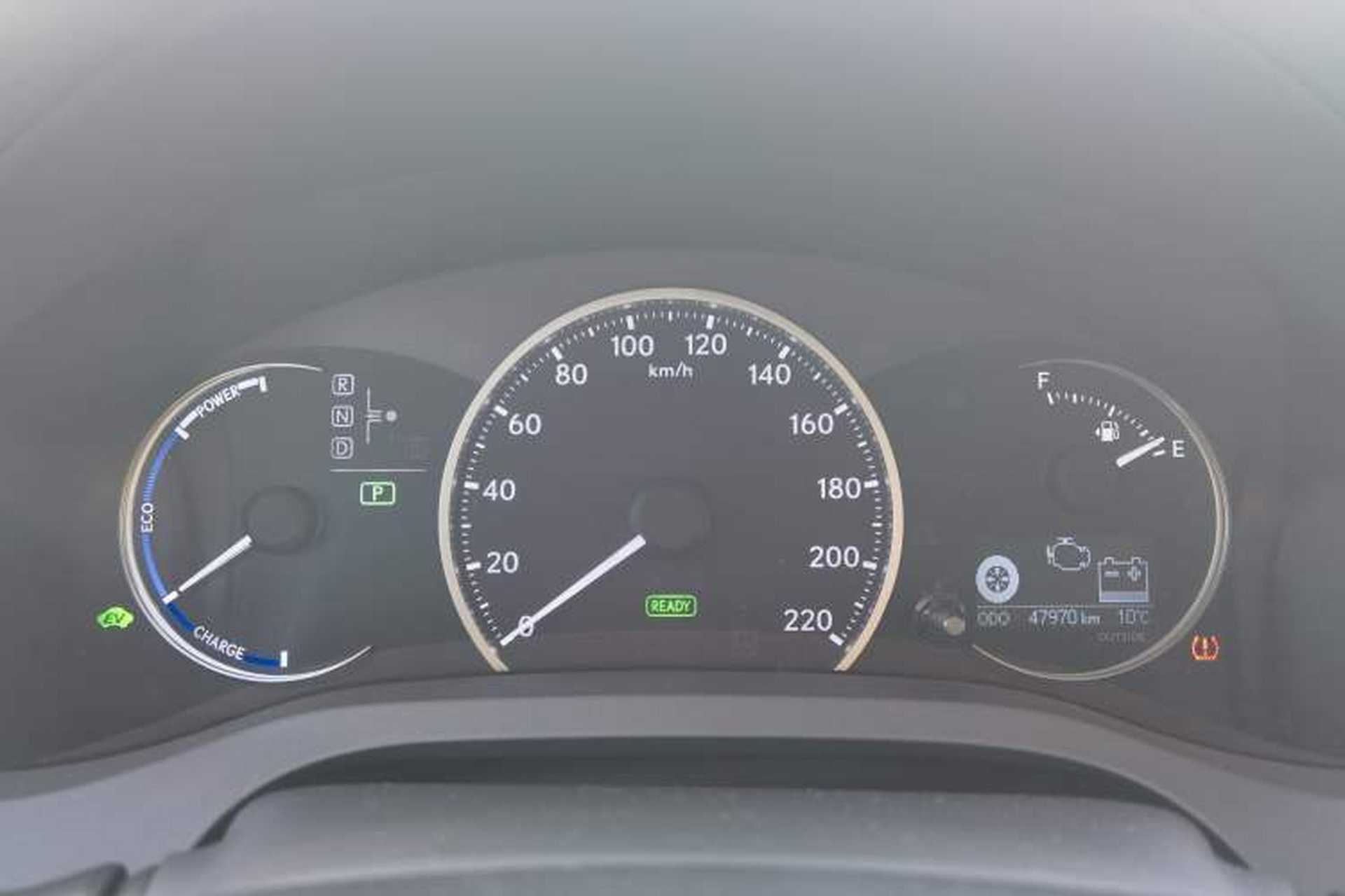 Used Lexus CT 2014 CT200h Comfort Edition Monochrome Odometer Close Up