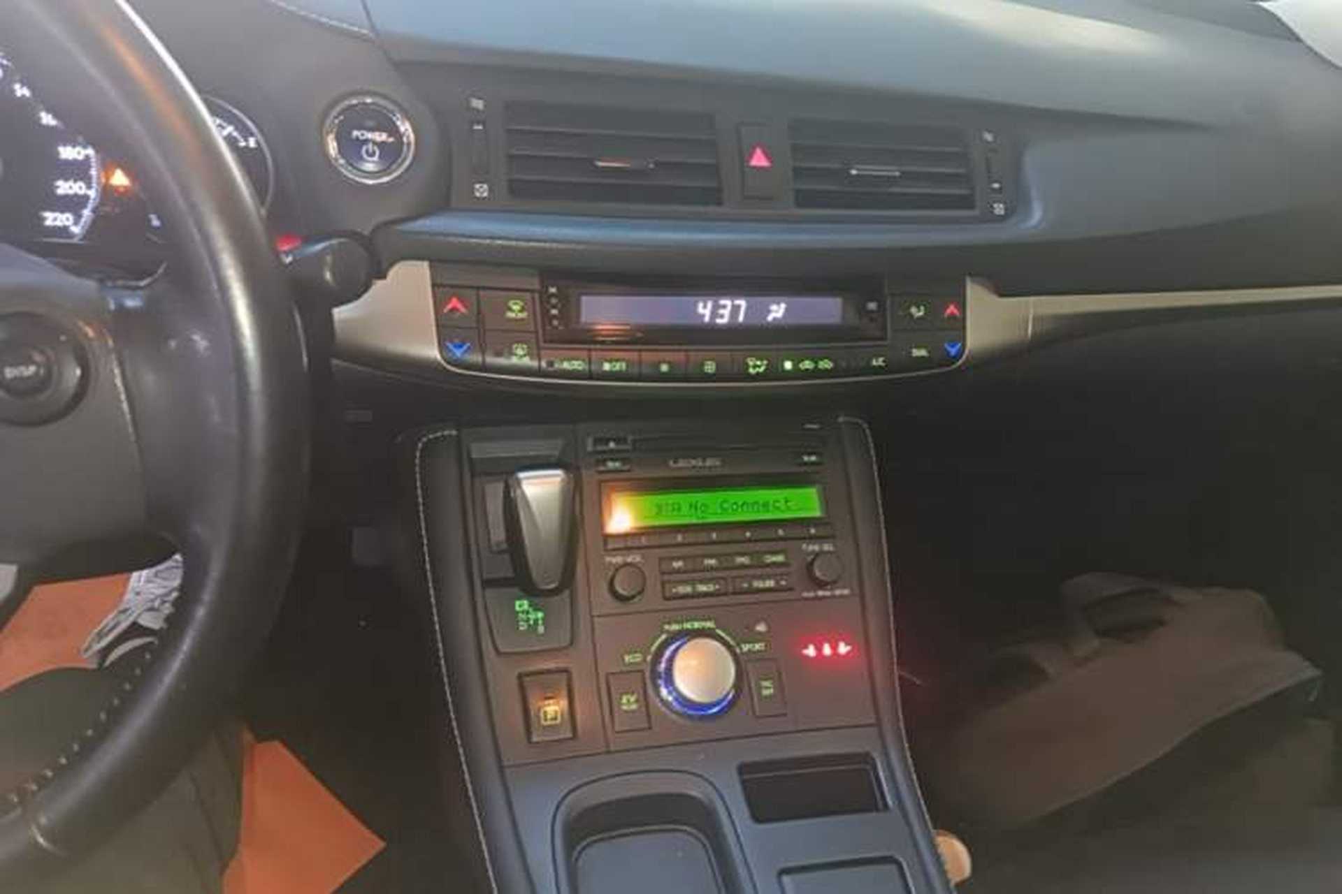 Used Lexus CT 2014 CT200h Elite Edition Monochrome Audio And AC Panel