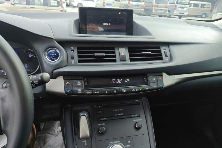 Used Lexus CT 2014 CT200h Comfort Edition Monochrome Audio And AC Panel