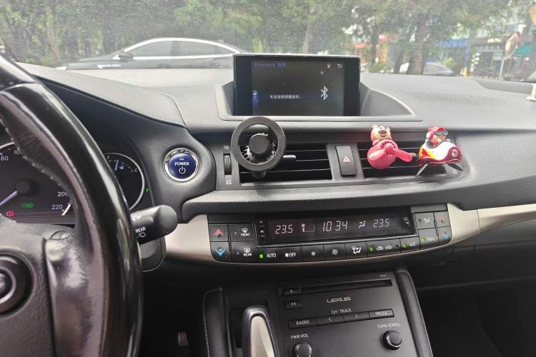Used Lexus CT 2014 CT200h Comfort Edition Monochrome Audio And AC Panel