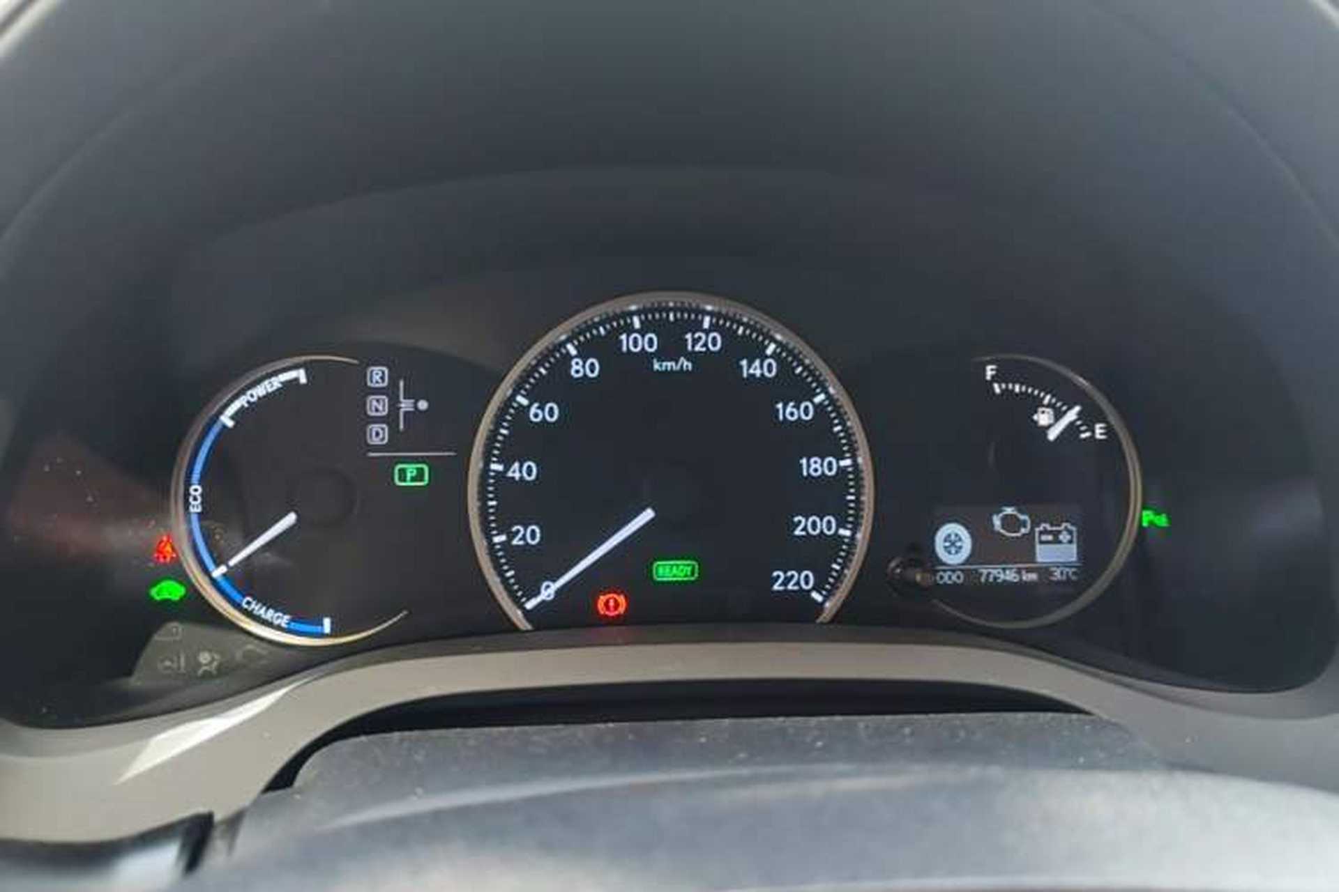 Used Lexus CT 2014 CT200h Comfort Edition Monochrome Instrument Cluster