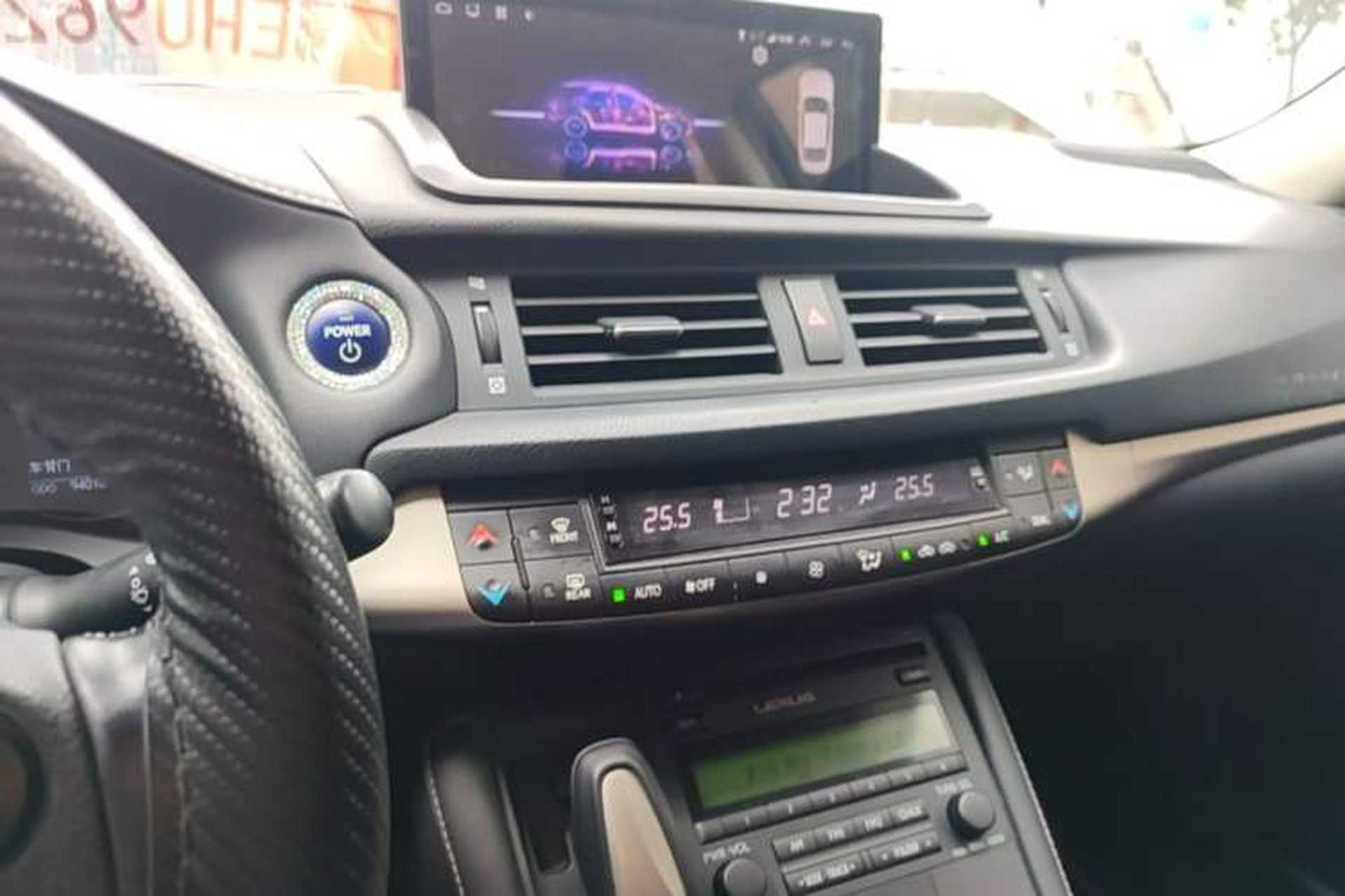 Used Lexus CT 2014 CT200h Elite Edition Monochrome Audio And AC Panel