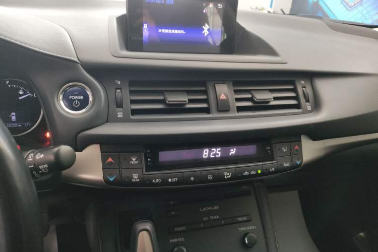 Used Lexus CT 2014 CT200h Comfort Edition Monochrome Audio And AC Panel