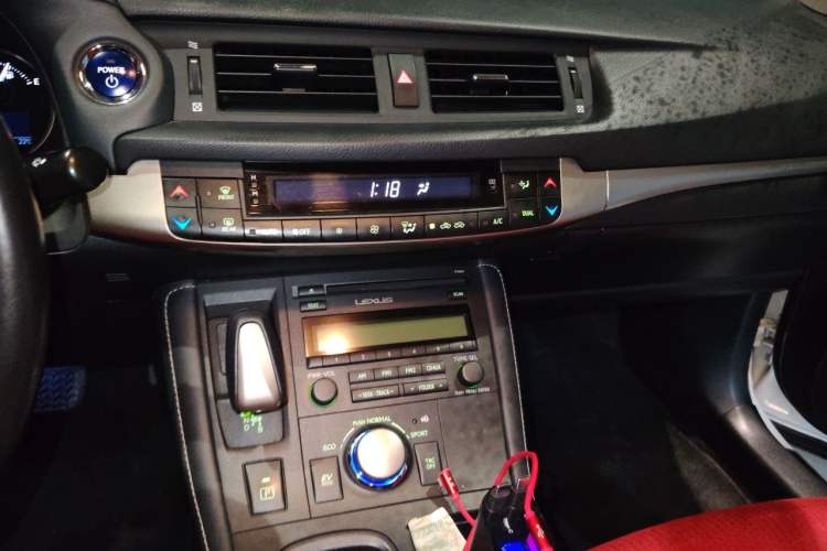 Used Lexus CT 2014 CT200h Elite Edition Monochrome Audio And AC Panel