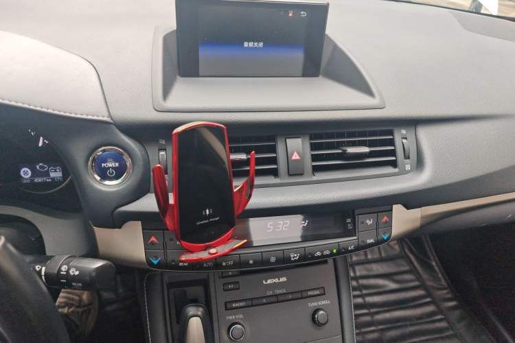 Used Lexus CT 2014 CT200h Comfort Edition Monochrome Audio And AC Panel