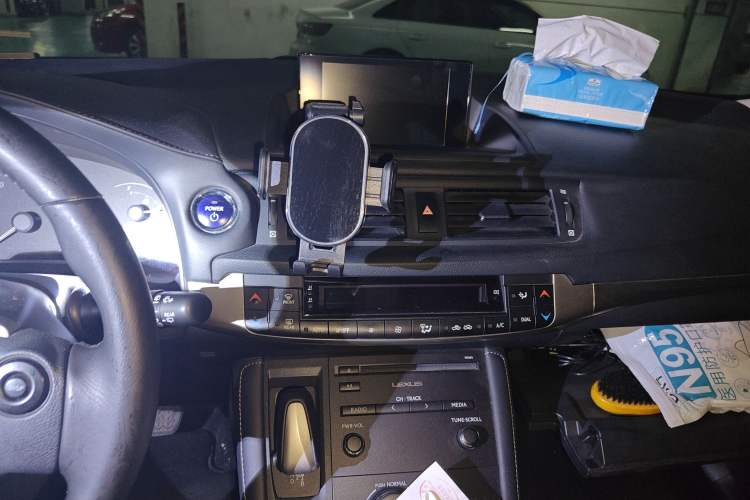 Used Lexus CT 2014 CT200h Comfort Edition Monochrome Audio And AC Panel