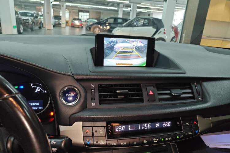 Used Lexus CT 2014 CT200h Comfort Edition Monochrome Audio And AC Panel