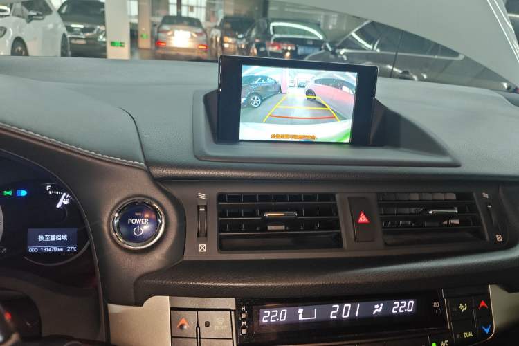 Used Lexus CT 2014 CT200h Comfort Edition Monochrome Audio And AC Panel