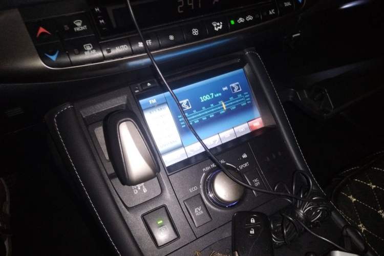 Used Lexus CT 2014 CT200h Elite Edition Monochrome Audio And AC Panel