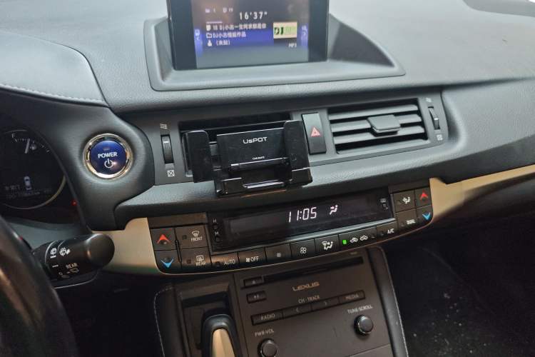 Used Lexus CT 2014 CT200h Comfort Edition Monochrome Audio And AC Panel