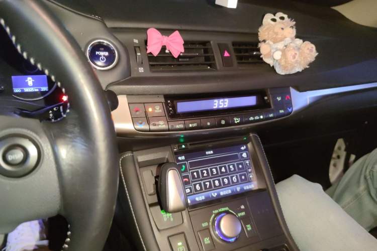 Used Lexus CT 2014 CT200h Elite Edition Monochrome Audio And AC Panel