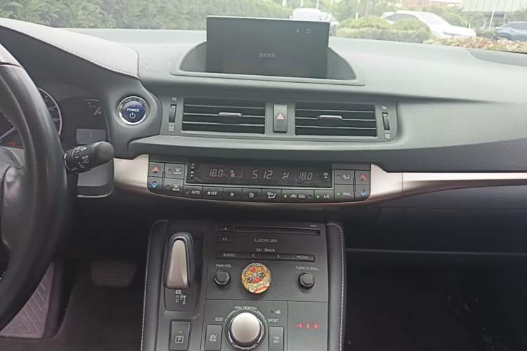 Used Lexus CT 2014 CT200h Comfort Edition Monochrome Audio And AC Panel