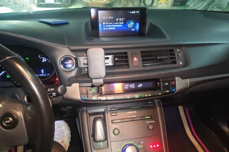 Used Lexus CT 2014 CT200h Comfort Edition Monochrome Audio And AC Panel