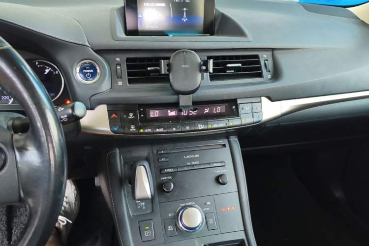 Used Lexus CT 2014 CT200h Comfort Edition Monochrome Audio And AC Panel