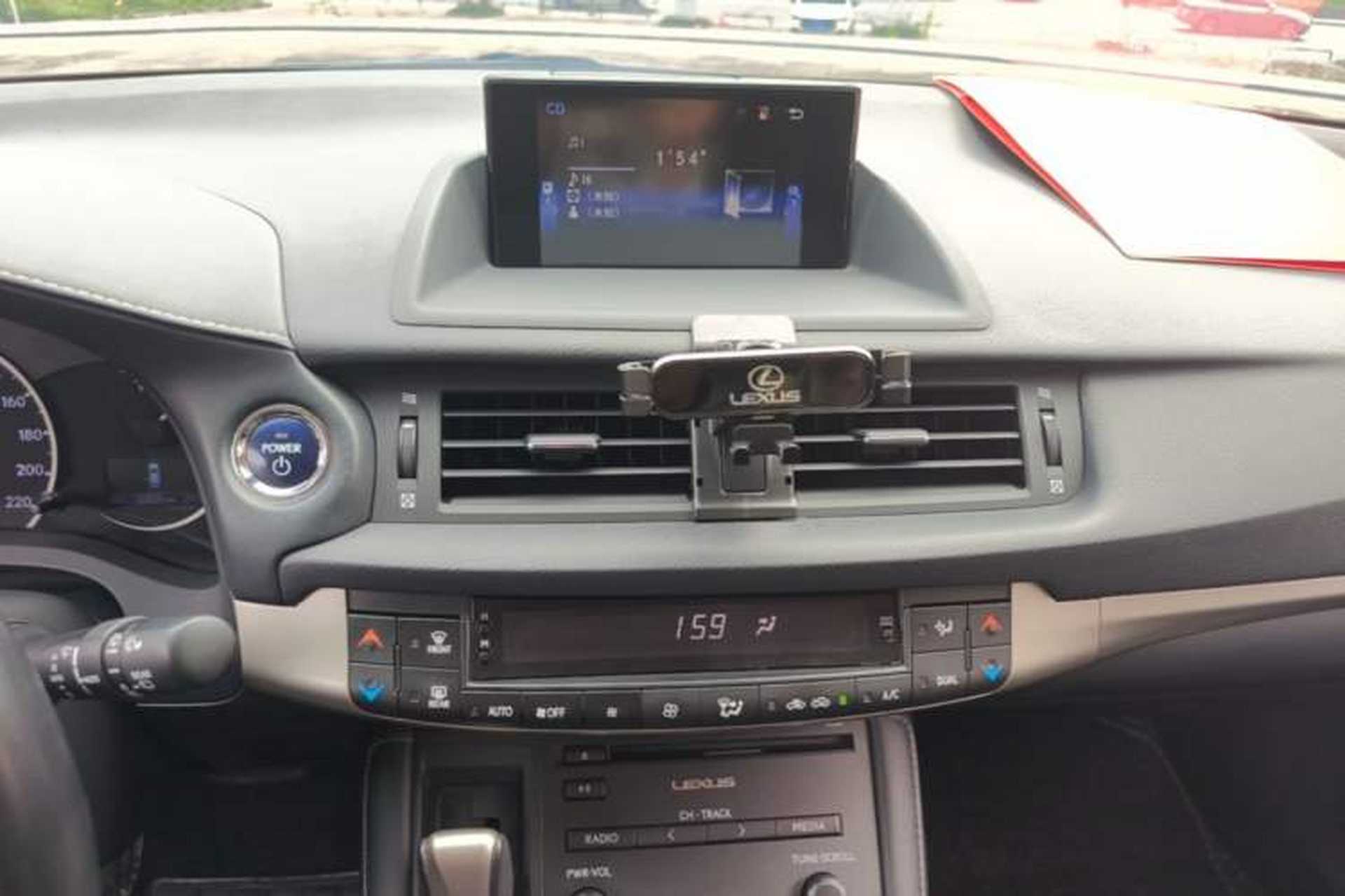 Used Lexus CT 2014 CT200h Comfort Edition Monochrome Audio And AC Panel