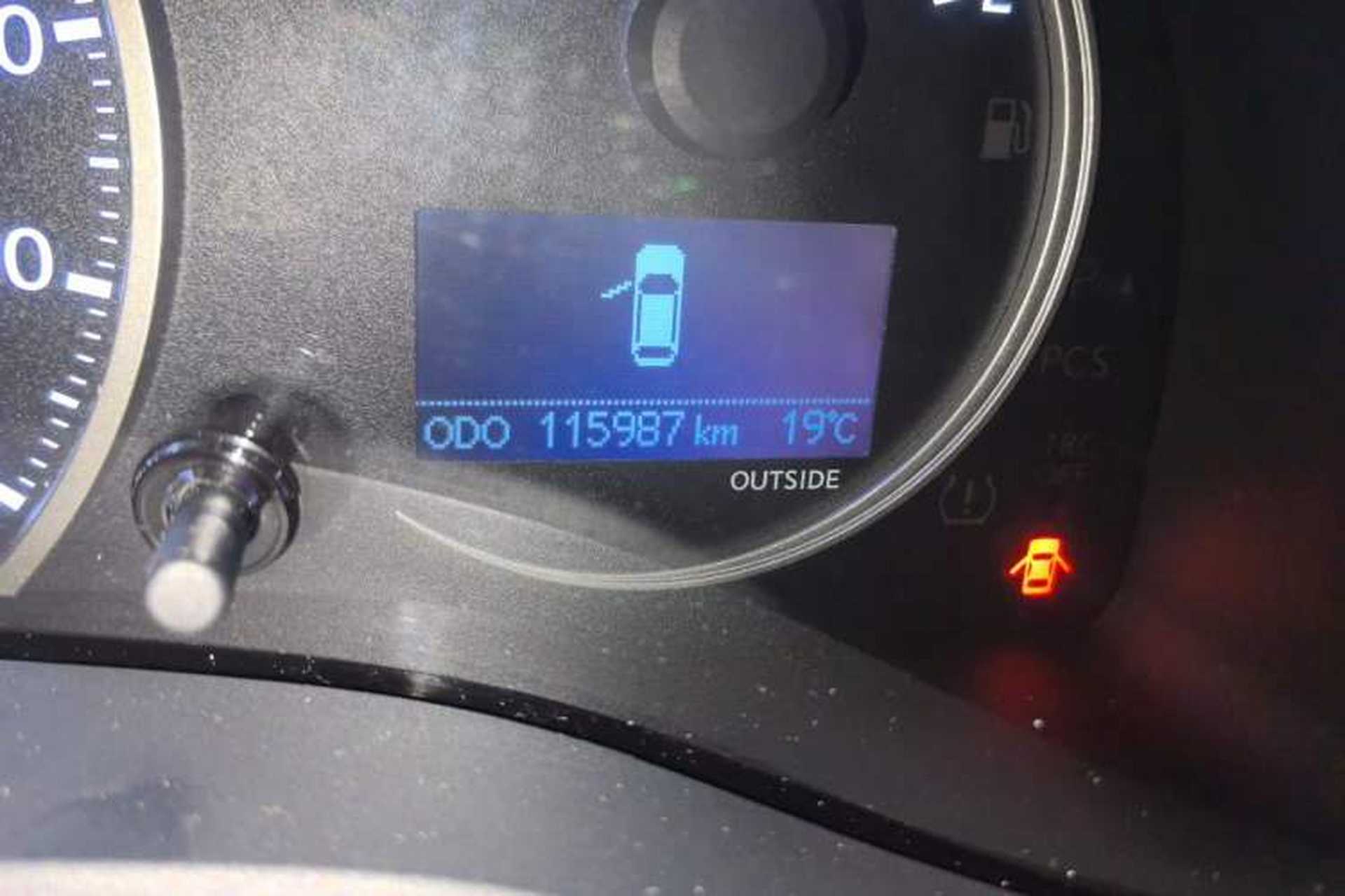 Used Lexus CT 2014 CT200h Elite Edition Monochrome Odometer Close Up