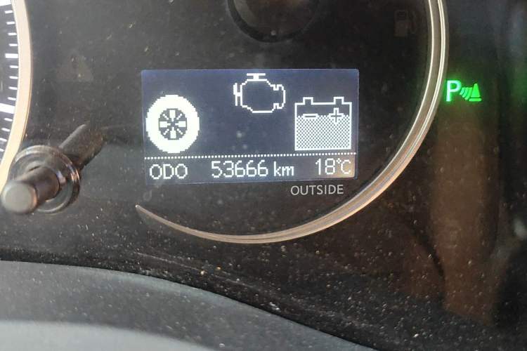 Used Lexus CT 2014 CT200h Comfort Edition Monochrome Odometer Close Up