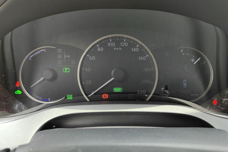 Used Lexus CT 2017 CT200h Elite Edition Solid Color China V Standard Odometer Close Up