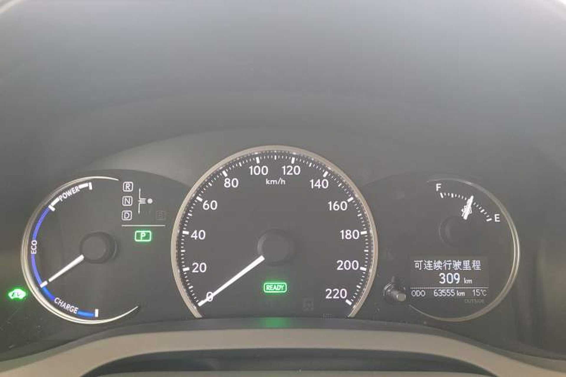 Used Lexus CT 2017 CT200h Elite Edition Monotone China VI Odometer Close Up