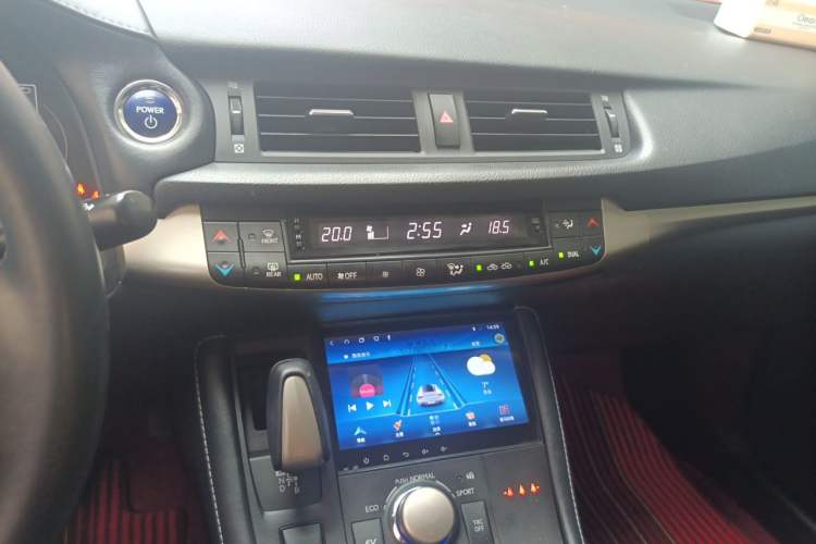 Used Lexus CT 2020 CT200h Elite Edition Monochrome Audio And AC Panel