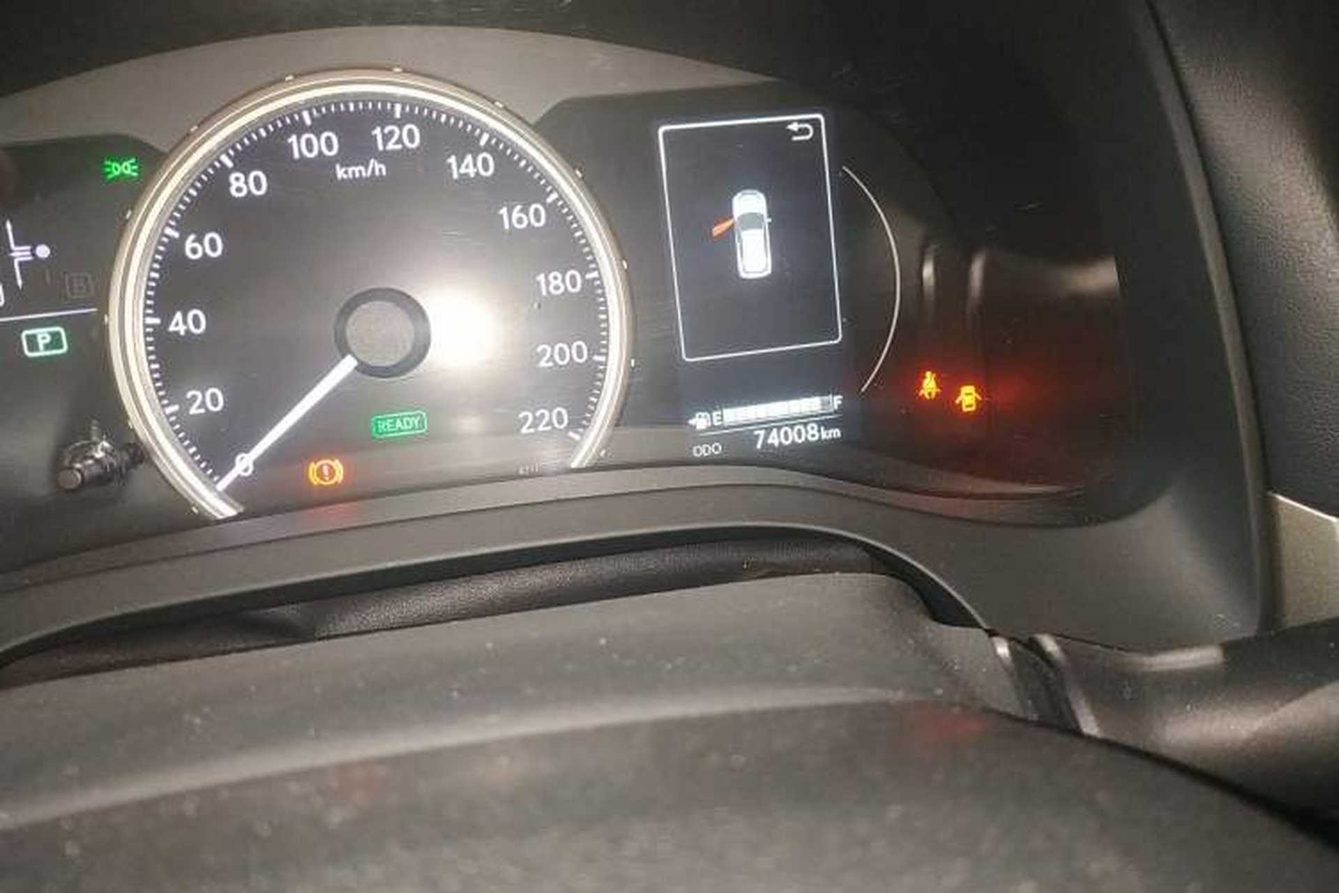 Used Lexus CT 2020 CT200h Elite Edition Monochrome Odometer Close Up
