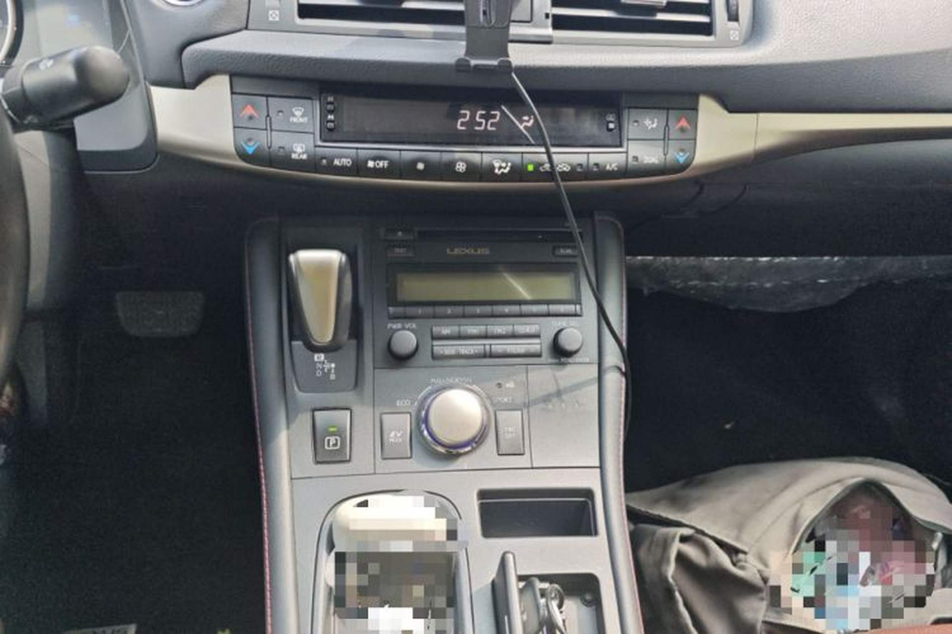 Used Lexus CT 2020 CT200h Elite Edition Monochrome Audio And AC Panel