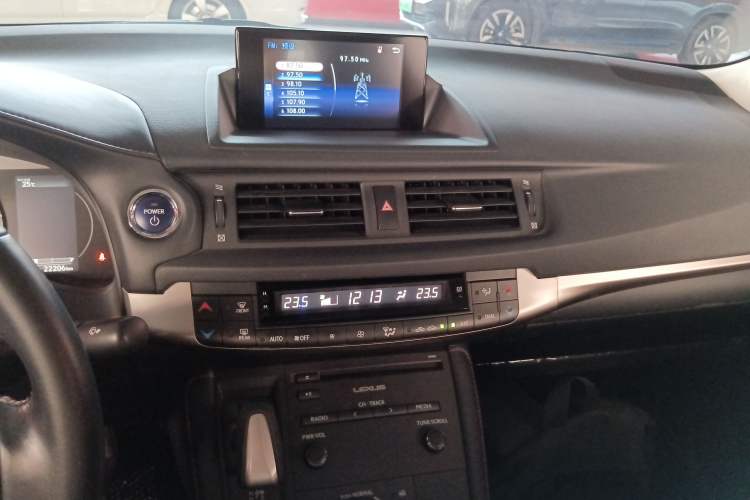 Used Lexus CT 2020 CT200h Comfort Edition Monochrome Audio And AC Panel