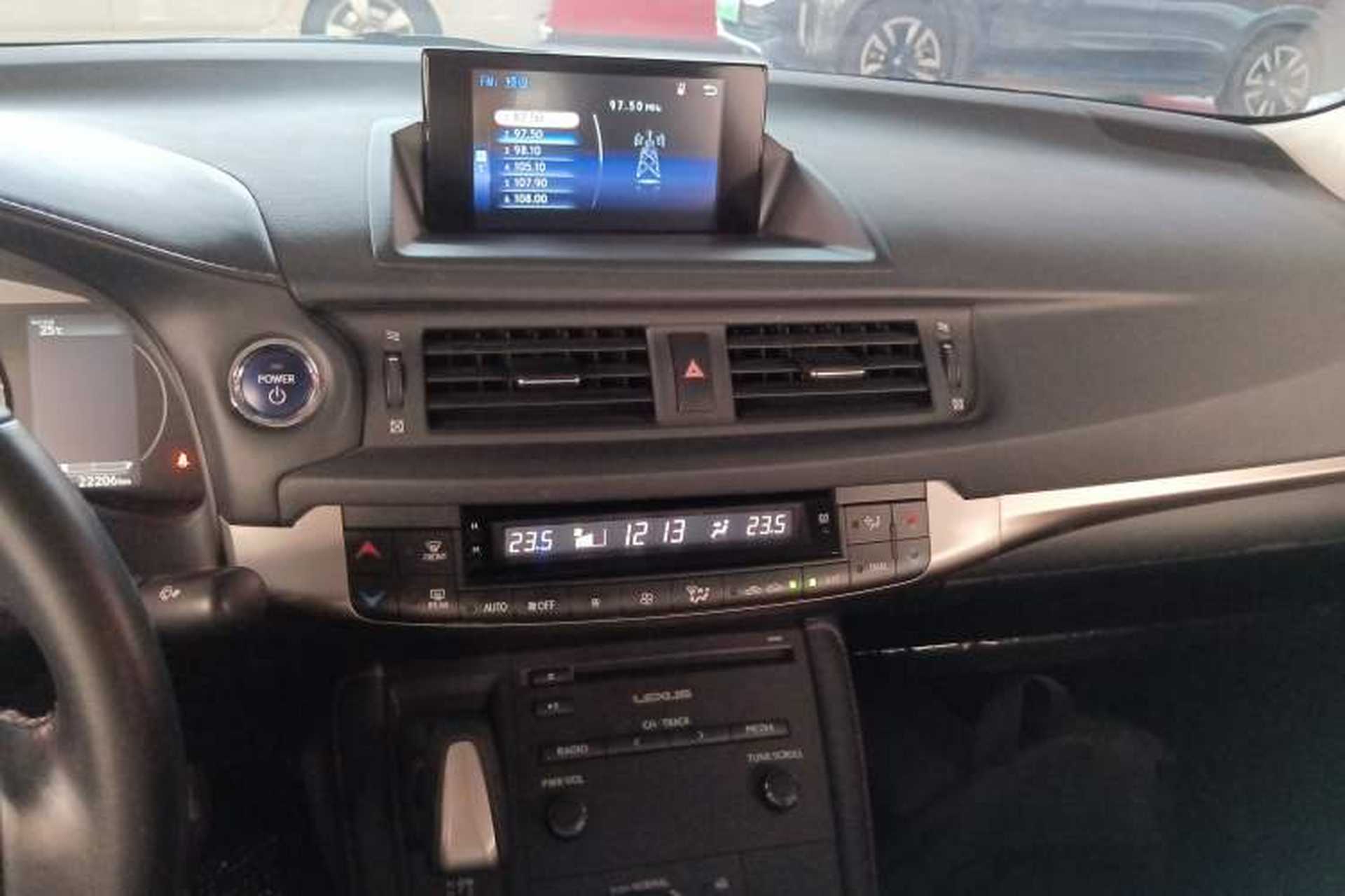 Used Lexus CT 2020 CT200h Comfort Edition Monochrome Audio And AC Panel