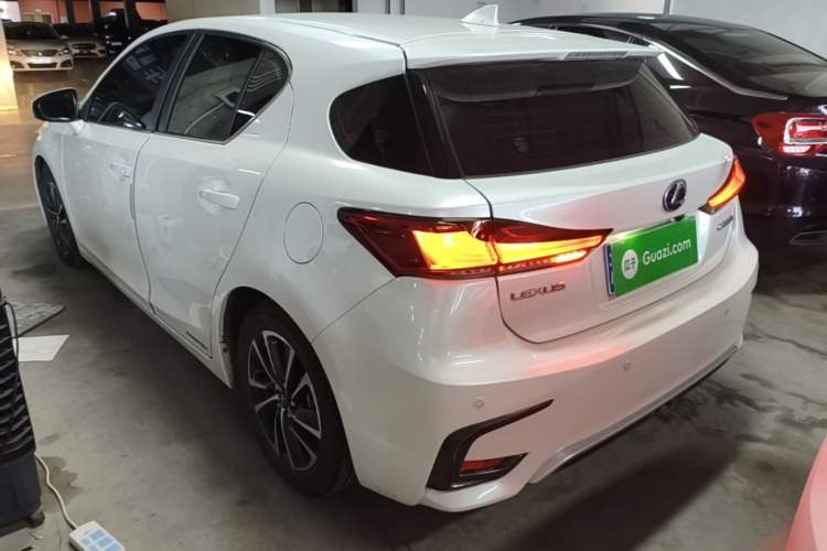 Used Lexus CT 2020 CT200h Elite Edition Monochrome Rear Left 45 Deg