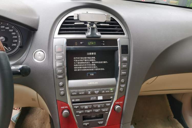 Used Lexus ES 2006 350 Audio And AC Panel