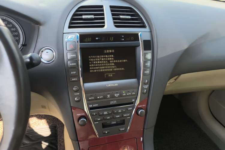 Used Lexus ES 2006 350 Audio And AC Panel