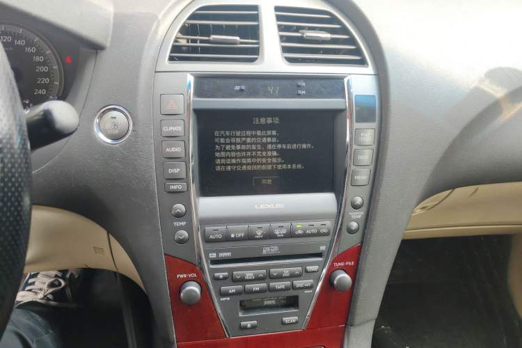 Used Lexus ES 2006 350 Luxury Edition Audio And AC Panel