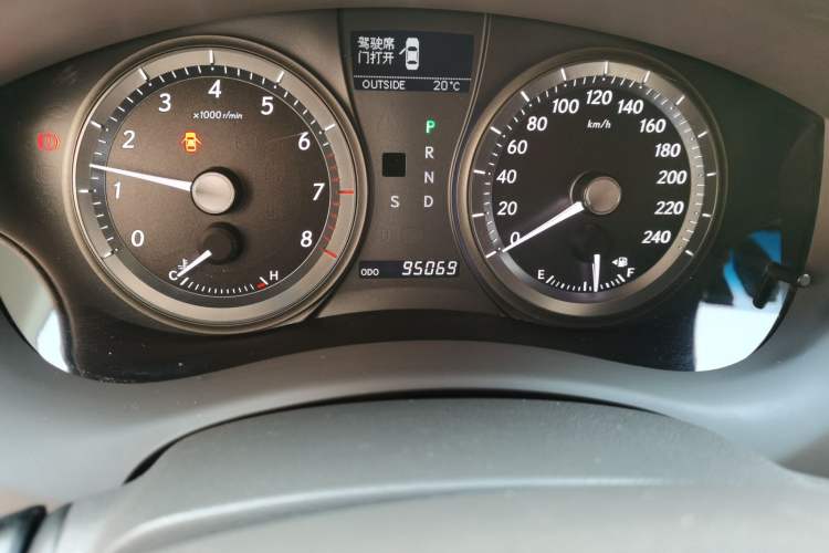 Used Lexus ES 2006 350 Luxury Edition Odometer Close Up