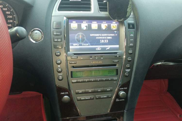 Used Lexus ES 2010 240 Elegant Edition Audio And AC Panel