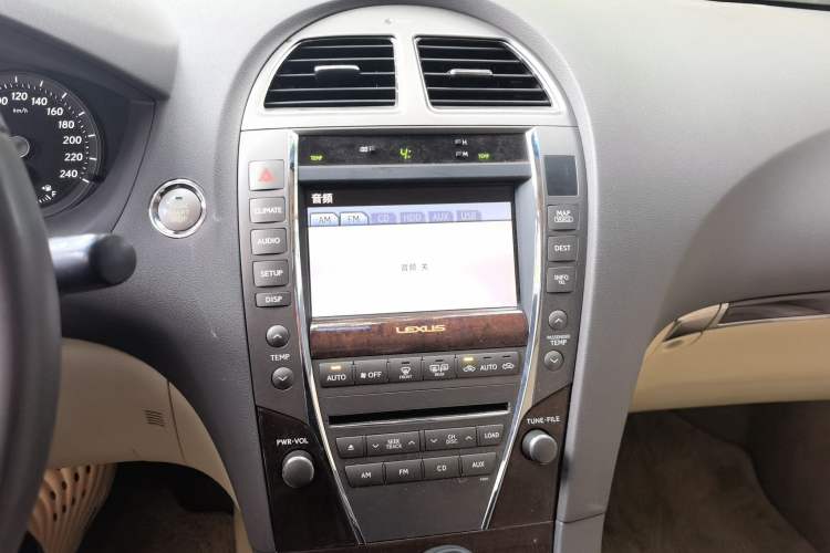 Used Lexus ES 2010 240 Luxury Edition Audio And AC Panel