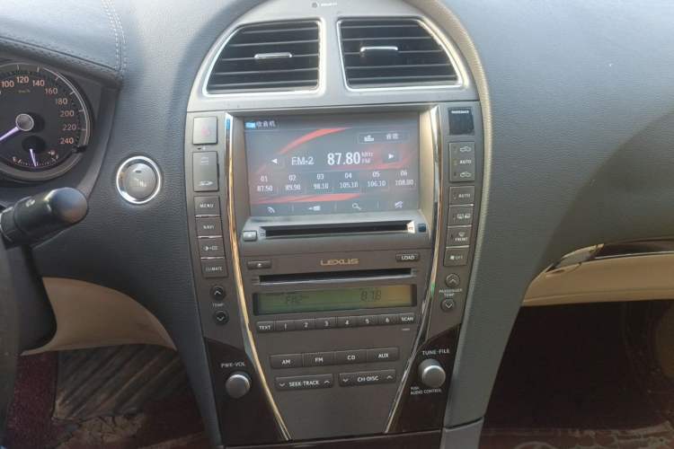 Used Lexus ES 2010 350 Elegant Edition Audio And AC Panel